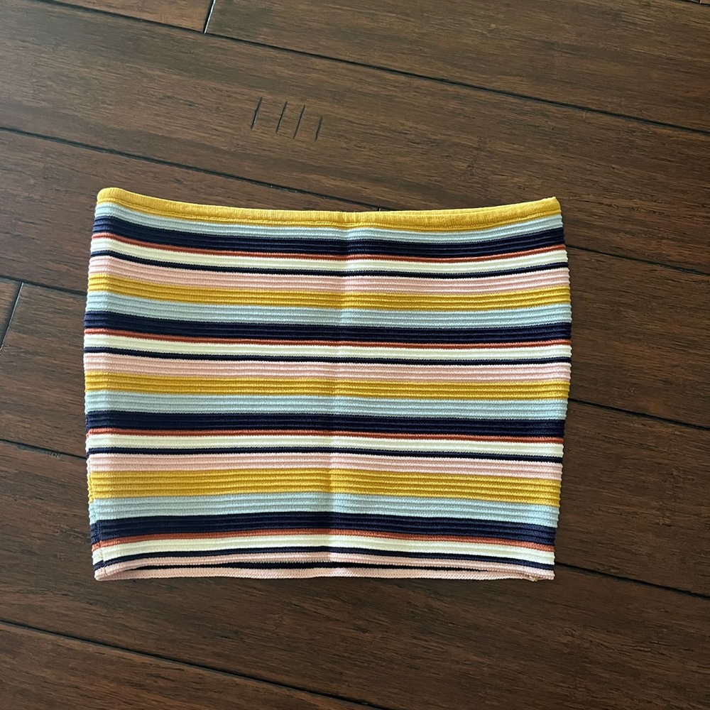 XS pacsun LA Hearts multicolor tube top
